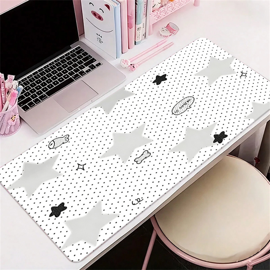 Leather Desk Pad - แผ่นรองโต๊ะหนังกันน้ำกันน้ำมันแบบไม่ต้องซักจากเกาหลี, แผ่นรองโต๊ะป้องกันคอมพิวเตอร์, แผ่นรองเมาส์หนังกันคราบสกปรกสำหรับโต๊ะ
