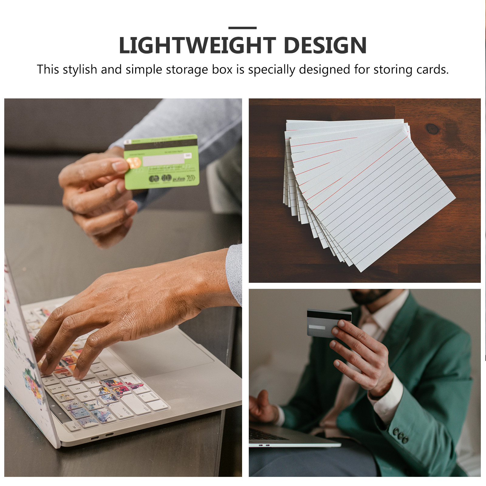 กล่องเก็บบัตรดัชนีพลาสติก 4 ชิ - Index Card Holder บทวิจารณ์และราคา