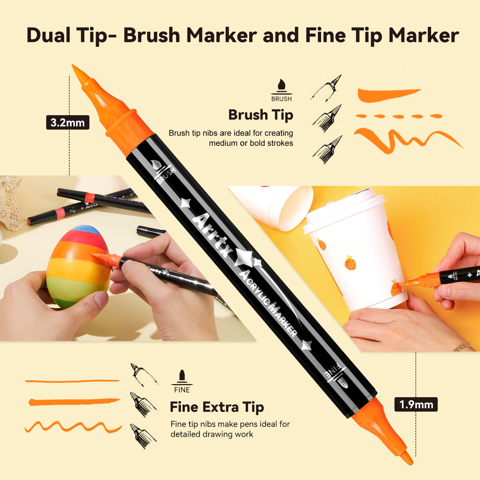 Arrtx 64 สีปากกาสีอะคริลิค,แปร - Copic Marker Classic บทวิจารณ์และราคา