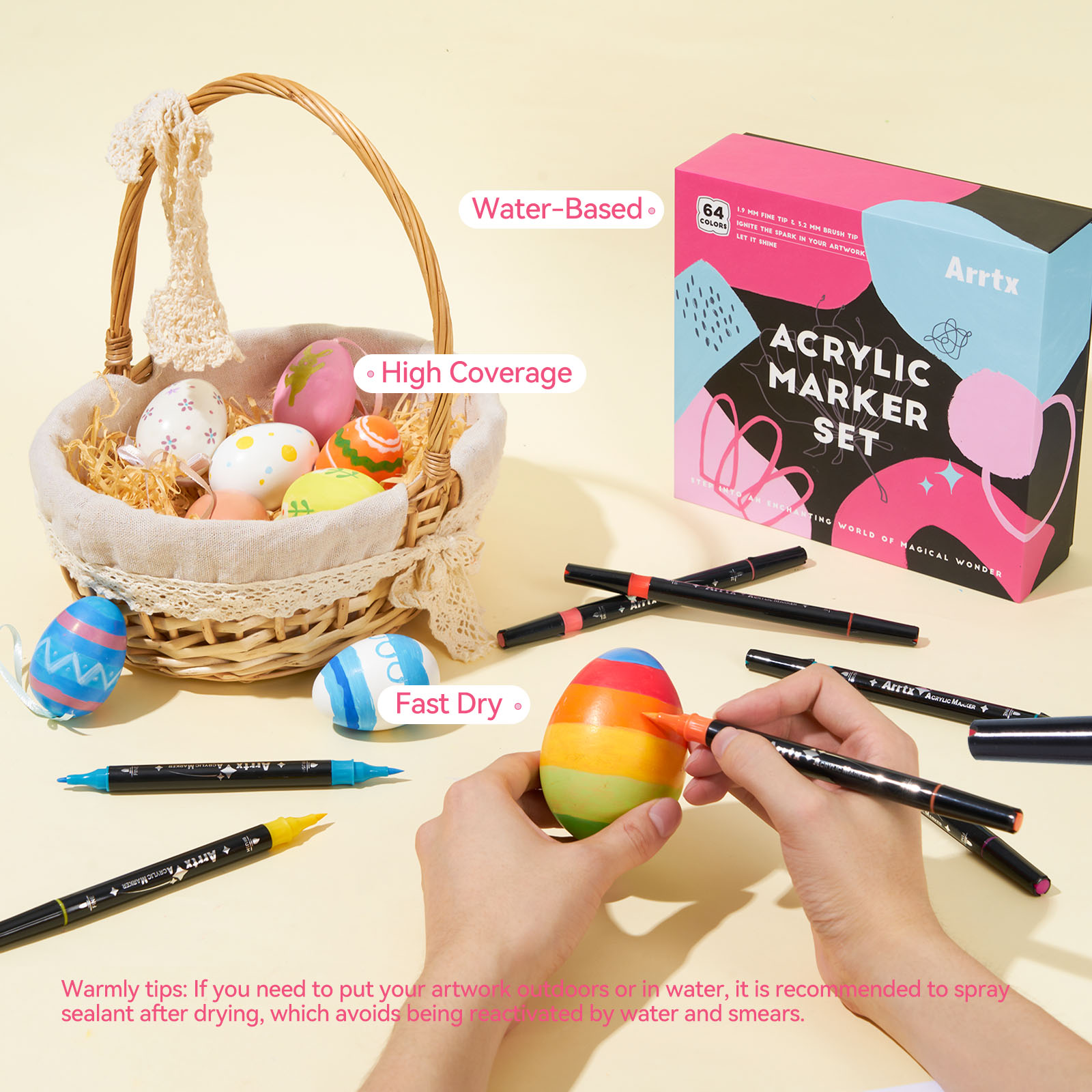 Arrtx 64 สีปากกาสีอะคริลิค,แปร - Copic Marker Classic บทวิจารณ์และราคา