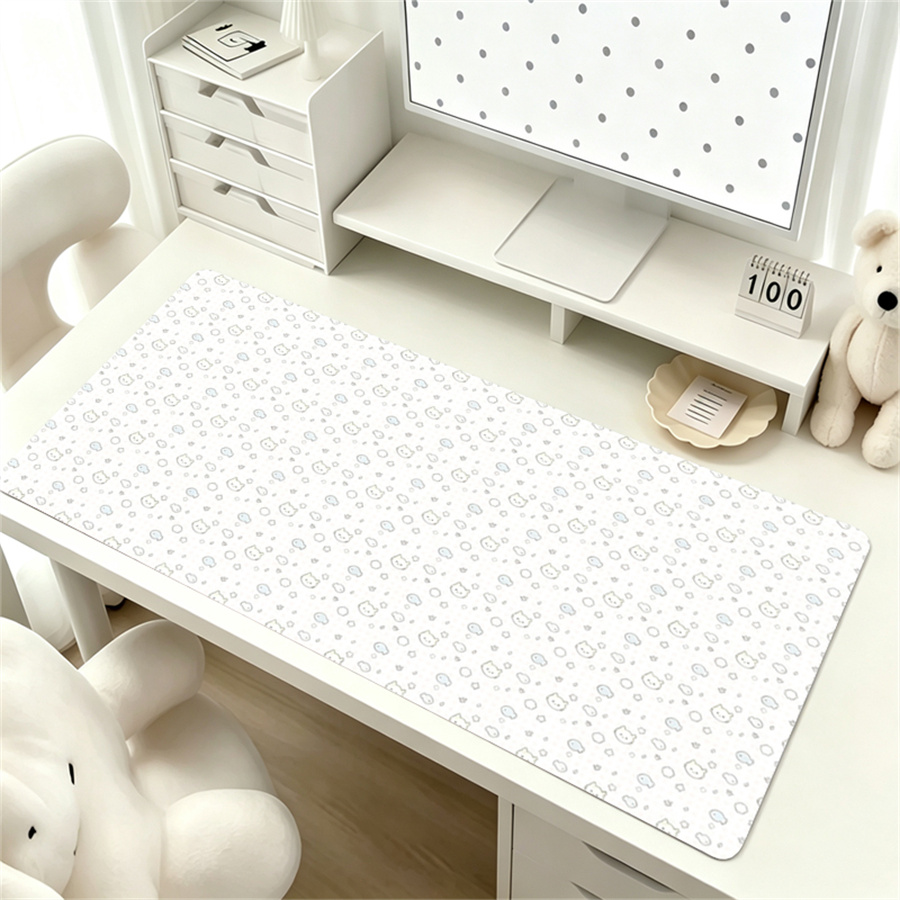 แผ่นรองโต๊ะหนังน่ารัก ตกแต่งโต - Leather Desk Pad บทวิจารณ์และราคา