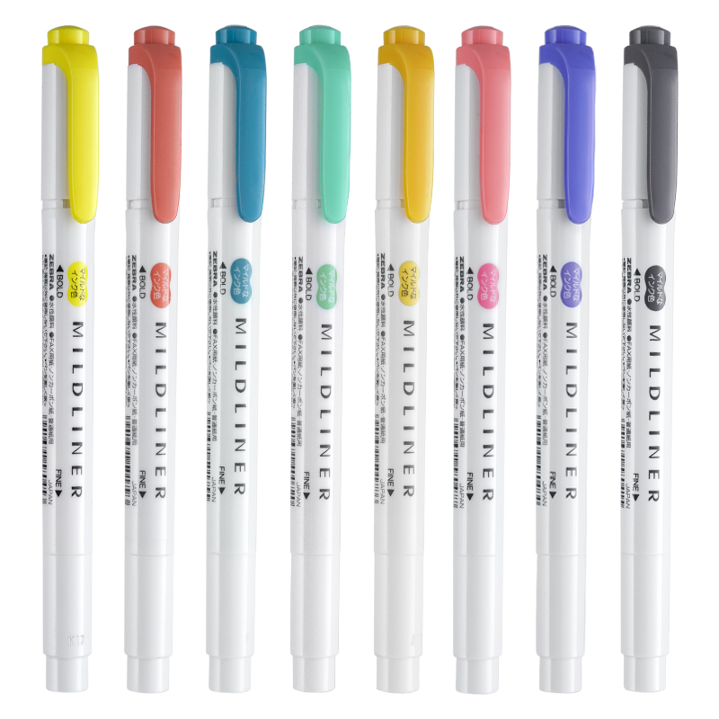 ZEBRA Mildliner Liner Double H - Zebra Pen Mildliner บทวิจารณ์และราคา