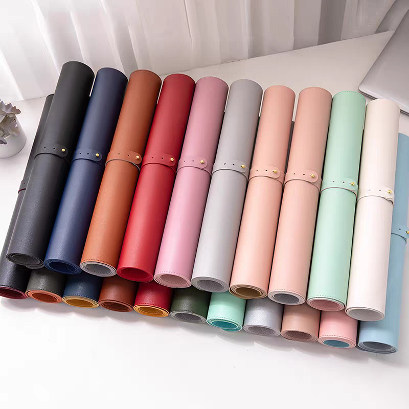 แผ่นรองโต๊ะแบบนุ่มพับได้ – แผ่ - Leather Desk Pad บทวิจารณ์และราคา
